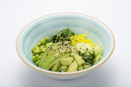 Poke bowl vegetariana